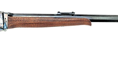 Taylors & Company 220008 1874 Sharps Sporting 45-70 Gov Caliber with 1rd Capacity, 32" Blued Barrel, Color Case Hardened Metal Finish & Walnut Stock Right Hand (Full Size)