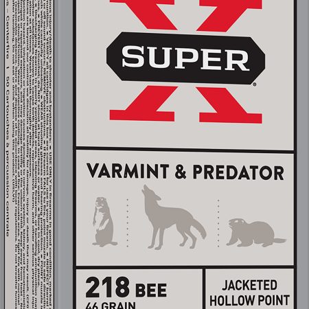 Winchester Ammo X218B Super X  218Bee 46gr Jacketed Hollow Point 50 Per Box/10 Case