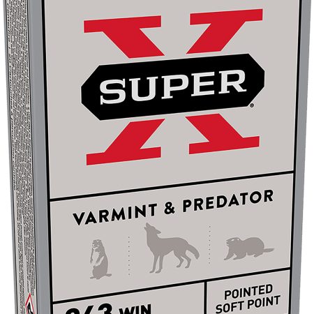 Winchester Ammo X2431 Super X  243Win 80gr Jacketed Soft Point 20 Per Box/10 Case