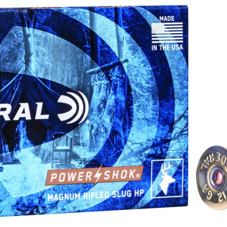 Federal F130RS Power-Shok  12Gauge 2.75" 1 1/4oz Rifled SlugShot 5 Per Box/50 Case
