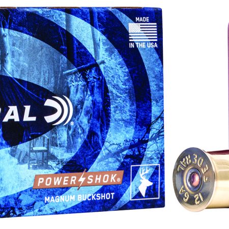 Federal F1314B Power-Shok Magnum 12Gauge 3" 41Pellets 1 15/16oz 4BuckShot 5 Per Box/50 Case