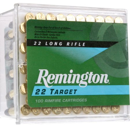 Remington Ammunition 21284 22 Target  22LR 40gr Round Nose 100 Per Box/50 Case