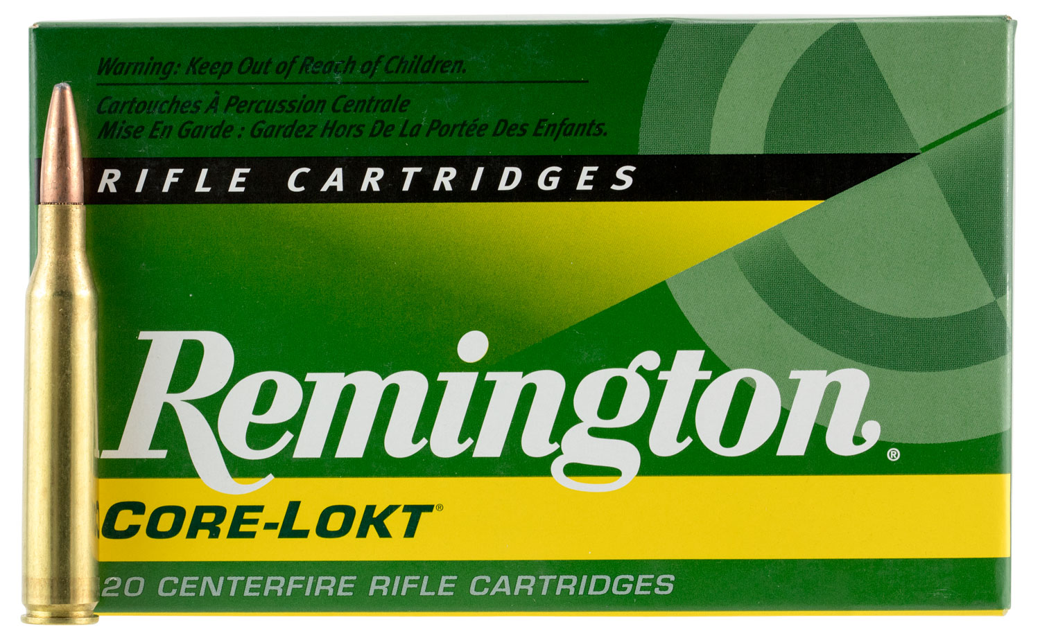 Remington Ammunition 21515 Core-Lokt 25-06Rem 120gr Core-Lokt Pointed Soft Point 20 Per Box/10 Case