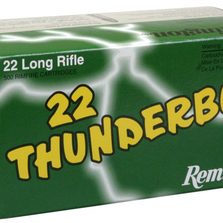 Remington Ammunition 21238 Thunderbolt Rimfire 22LR 40gr Round Nose 50 Per Box/100 Case