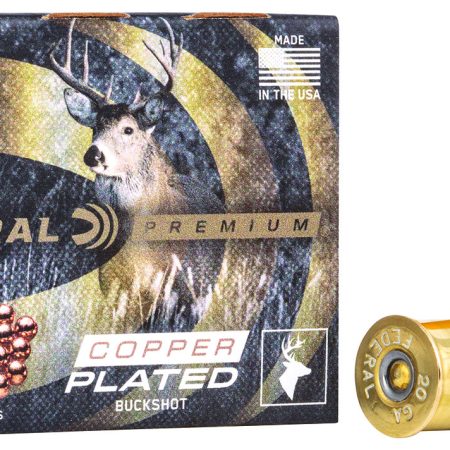 Federal P2563B Premium Magnum 20Gauge 2.75" 20Pellets 1 1/8oz 3BuckShot 5 Per Box/50 Case