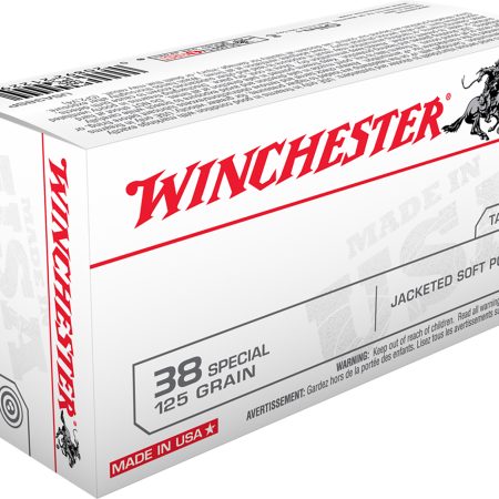 Winchester Ammo USA38SP USA  38Special 125gr Jacketed Soft Point 50 Per Box/10 Case