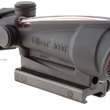 Trijicon 100153 ACOG  Black Hardcoat Anodized 3.5x35mm Illuminated Red Horseshoe .223/5.56 BDC Reticle