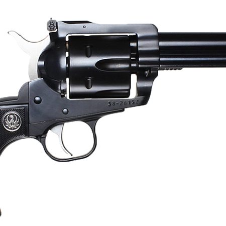 Ruger 0308 Blackhawk Convertible 357 Mag/9mm Luger 6rd 4.63" Blued Alloy Steel Barrel, Cylinder & Frame, Black Checkered Rubber Grip, Transfer Bar Safety, Exposed Hammer