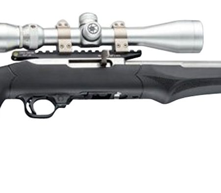 Hogue 22070 OverMolded Rifle Stock Fixed Thumbhole Black OverMolded Rubber Black Synthetic for Ruger 10/22 with .920 Diameter Barrel