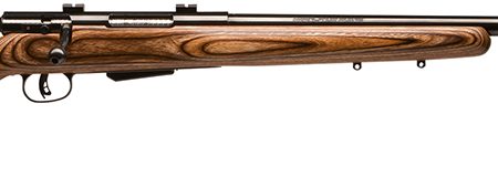 Savage Arms 19140 25 Lightweight Varminter 22 Hornet 4+1 Cap 24" Matte Black Rec/Barrel Natural Brown Laminate Stock Right Hand (Full Size)