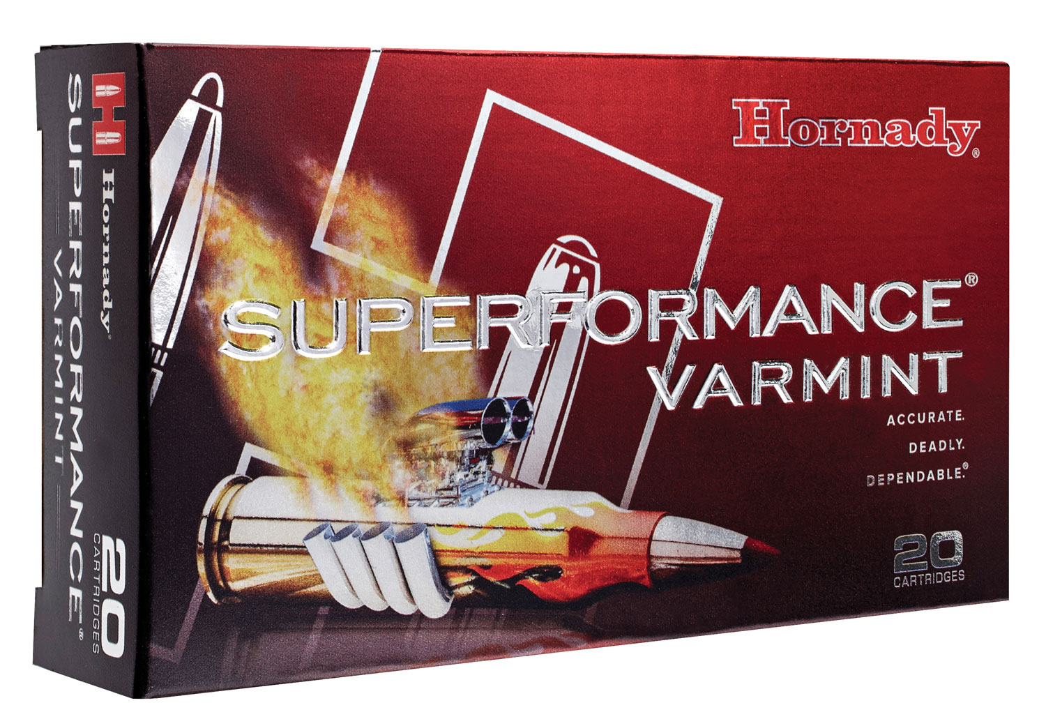 Hornady 8334 Superformance Varmint 22-250Rem 35gr Non Traditional eXpanding 20 Per Box/10 Case