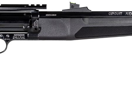 Rossi SCJT4510 Circuit Judge  45 Colt (LC) Caliber or 410 Gauge with 5rd Capacity, 18.50" Barrel, Matte Black Metal Finish & Black Fixed Thumbhole Stock Right Hand (Full Size)