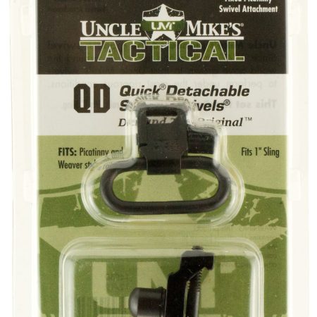 Uncle Mike's 14050 Super Swivel  Quick Detach w/Fixed Picatinny Swivel Attachment Blued 1" Loop