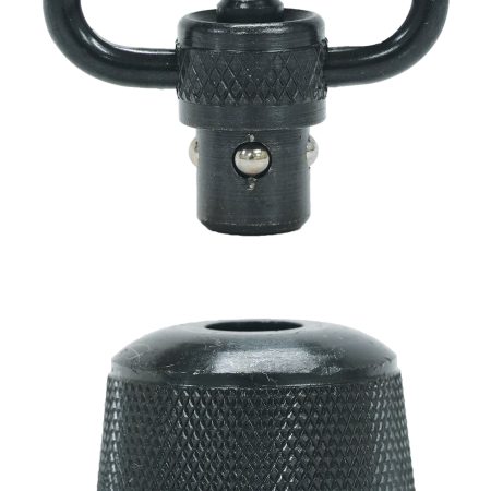 GrovTec US Inc GTSW296 Mag Cap  Shotgun 1" Push Button Black Oxide Remington 870 Express 12 Gauge Steel