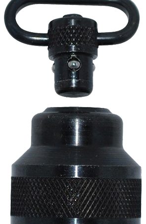 GrovTec US Inc GTSW298 Mag Cap  Set Shotgun 1" Push Button Black Oxide Moss 590/835 12 Gauge Steel