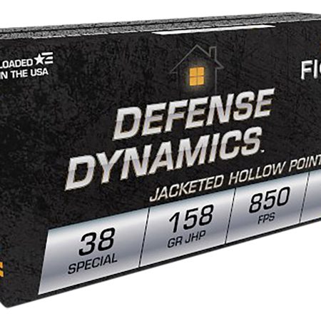 Fiocchi 38B Defense Dynamics  38Special 158gr Jacketed Hollow Point 50 Per Box/20 Case