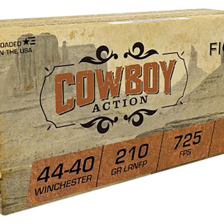 Fiocchi 4440CA Cowboy Action  44-40Win 210gr Lead Round Nose Flat Point 50 Per Box/10 Case