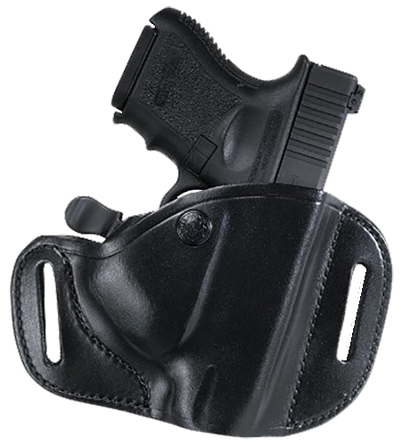 Bianchi 22156 82 CarryLok OWB Size 11D Black Leather Belt Slide Compatible w/Glock 26/27/Ruger Max-9/Taurus GX4 Belt Up to 1.75" Wide Right Hand