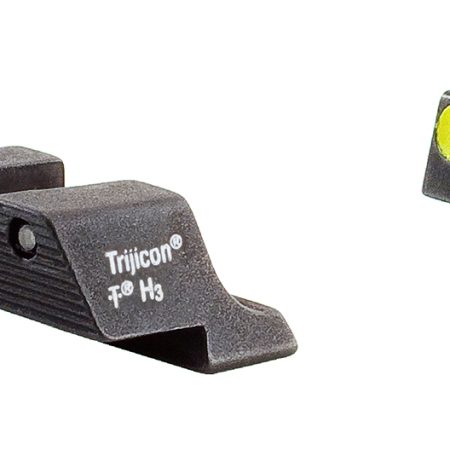 Trijicon 600540 HD Night Sights  Green/Tritium Yellow Outline Front Sight-Green Tritium Black Outline Rear Sight Glock Glock 17/17L/19 Standard Frame