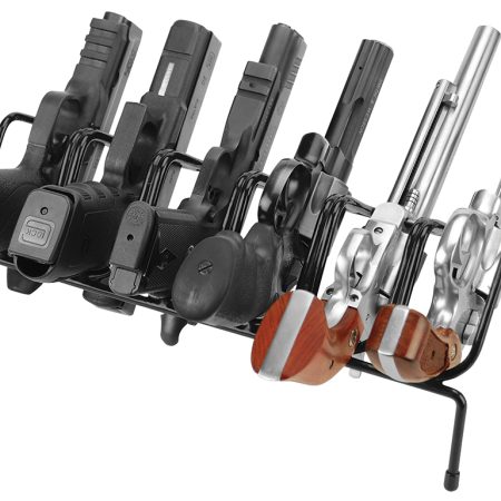 Past 222210 LockDown 6 Gun Handgun Rack Black