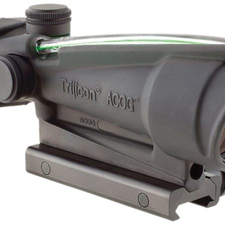 Trijicon 100144 ACOG  Black Hardcoat Anodized 3.5x35mm Illuminated Green Chevron .308/7.62 BDC Reticle