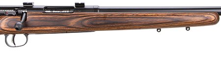 Savage Arms 19738 25 Lightweight Varminter 17 Hornet Caliber with 4+1 Capacity, 24" Barrel, Matte Black Metal Finish & Natural Brown Laminate Stock Right Hand (Full Size)