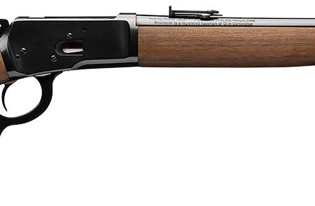 Winchester Guns 534190124 Model 1892 Large Loop Carbine 44 Rem Mag 10+1 Cap 20" Brushed Polish Blued Rec/Barrel Satin Walnut Fixed Straight Grip Stock Right Hand (Full Size)
