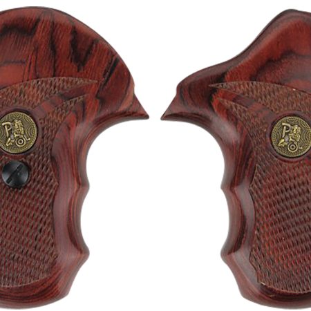Pachmayr 63000 Renegade Grip Checkered Rosewood Laminate with Finger Grooves for S&W J Frame