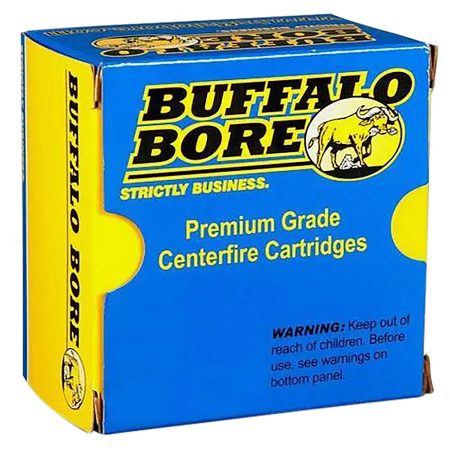 Buffalo Bore Ammunition 21A20 Heavy Strictly Business 10mmAuto 200gr Full Metal Jacket Flat Nose 20 Per Box/12 Case