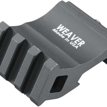 Weaver Mounts 99671 Offset Rail Adapter  Black Anodized 0 MOA