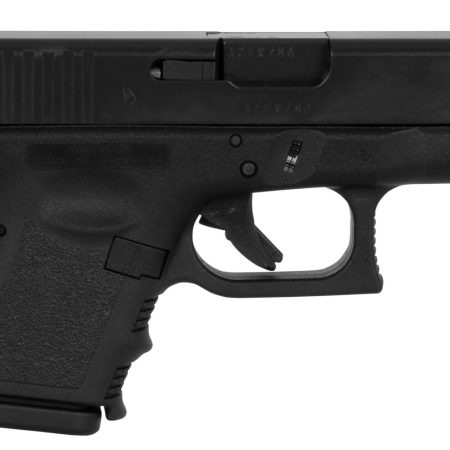 Glock UI2650201 G26 Gen3 Subcompact 9mm Luger  3.43" Barrel 10+1, Black Frame & Slide, Finger Grooved Textured Polymer Grip, Safe Action Trigger (US Made)