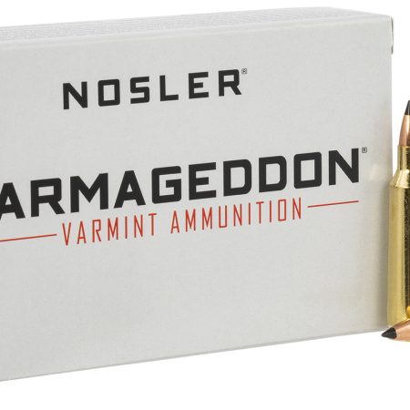 Nosler 65155 Varmageddon  22-250Rem 55gr Flat Base Tipped 20 Per Box/10 Case