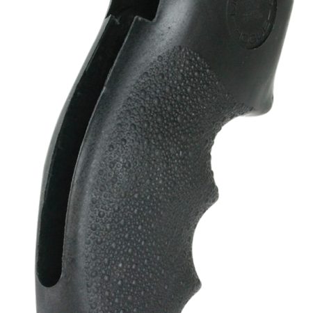 Hogue 19100 Monogrip Finger Grooves Black Nylon Cobblestone Finish Fits S&W K Frame with Round Butt