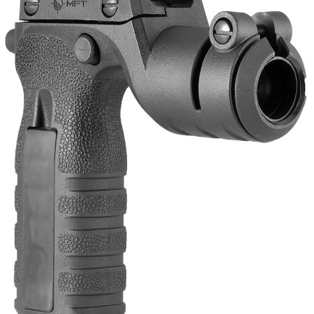 Mission First Tactical RTG React Vertical Grip Black Polymer with Torch Holder for AR-Platform