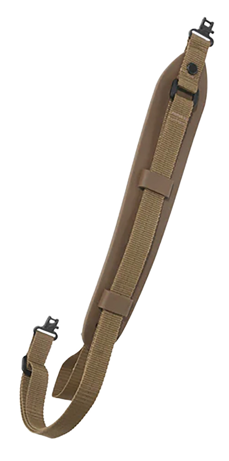 Outdoor Connection SGSS20971 Super Grip Sling Coyote Tan Nylon 48"-60" OAL Padded Rifle