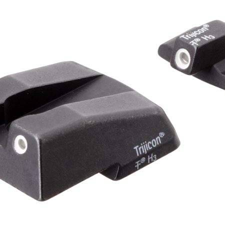 Trijicon 600282 Bright & Tough Night Sights  Green/Tritium White Outline Front Sight-Green/Tritium White Outline Rear Sight H&K .45C/P30/VP9