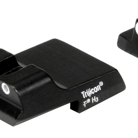 Trijicon 600437 Bright & Tough Night Sights  Green/Tritium White Outline Front Sight-Green/Tritium White Outline Rear Sight Smith & Wesson 1911