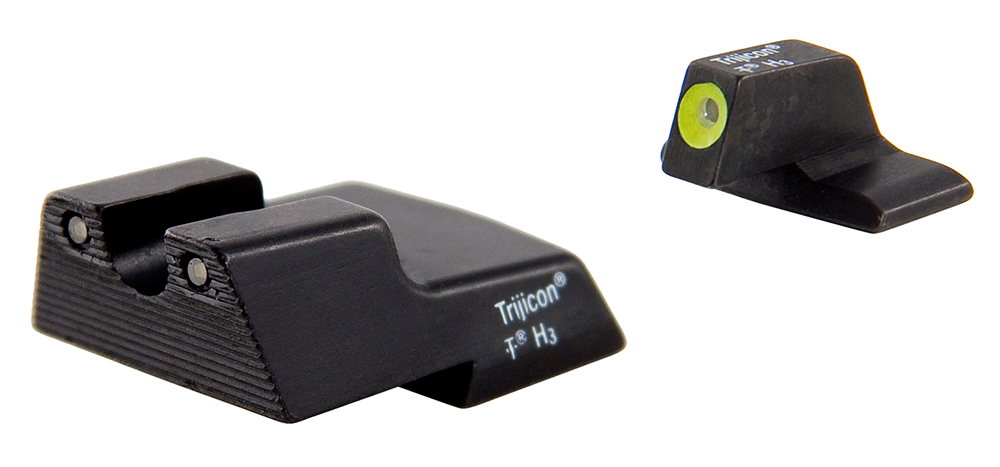 Trijicon 600602 HD Night Sights Green/Tritium Yellow Outline Front Sight-Green Tritium Black Outline Rear Sight H&K .45C/.45C Tactical