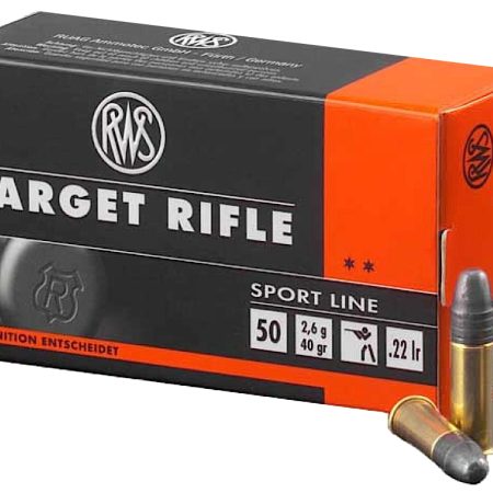 RWS/Umarex 2132478 Target Rifle Sport Line 22LR 40gr Lead Round Nose 50 Per Box/100 Case