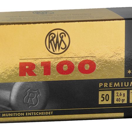 RWS/Umarex 2134195 R100 Premium Line 22LR 40gr Lead Round Nose 50 Per Box/100 Case