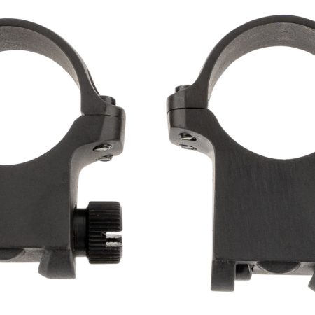 Ruger 90409 5BHM/6BHM Scope Ring Set  Matte Black 1" High