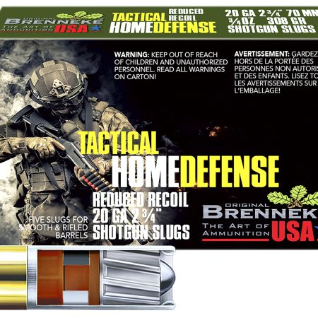 Brenneke SL202THD THD Home Defense 20Gauge 2.75" 3/4oz Slug Shot 5 Per Box/50 Case