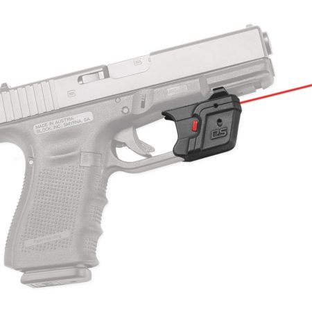 Crimson Trace 0151001 Accu-Guard Laser Sight Defender Series Black Polymer, Red Laser 5mW Output, 620-670nM Wavelength, Fits Glock, Trigger Guard Mount