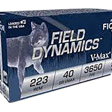 Fiocchi 223FHVB Field Dynamics  223Rem 40gr Hornady V-Max 50/4 *Sold as case