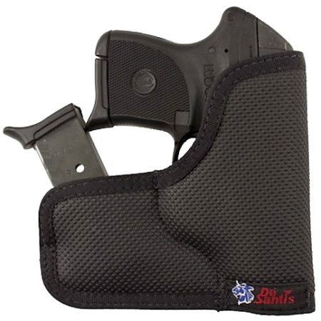 DeSantis Gunhide M33BJG3Z0 Nemesis Ammo Pocket Black Rubberized Fabric Fits Kel-Tec P-3AT/P32 Ambidextrous