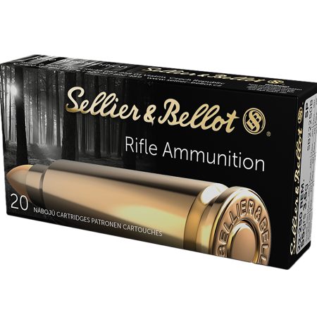 Sellier & Bellot SB22250B Rifle  22-250Rem 55gr Soft Point 20 Per Box/25 Case