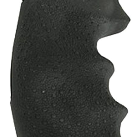 Hogue 25000 Monogrip Finger Grooves Black Rubber Fits S&W N Frame with Round Butt