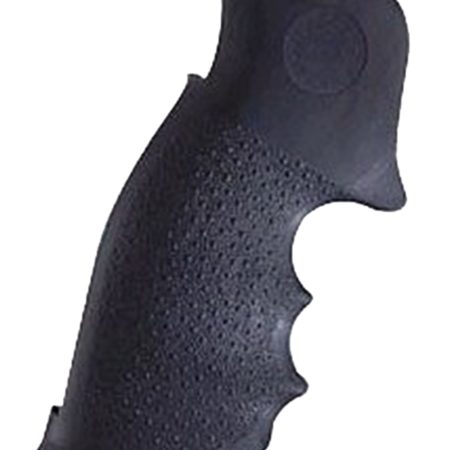 Hogue 66000 Monogrip Finger Grooves Black Rubber Fits Taurus Medium/Large Frame with Square Butt