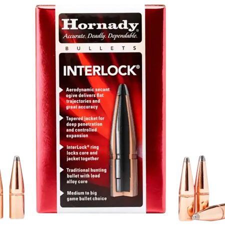 Hornady 3232 InterLock  8mm .323 150 gr Soft Point 100 Per Box/ 15 Case