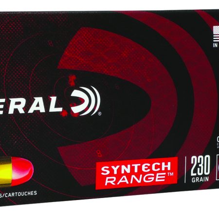 Federal AE45SJ1 American Eagle Syntech Range  45ACP 230gr Total Syntech Jacket Round Nose 50 Per Box/10 Case